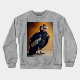 California condor - Oil Paint Crewneck Sweatshirt